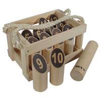 Kubb Number original rubber hout in houten kist
