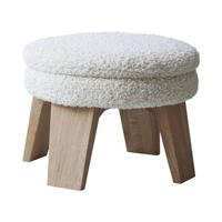 Tikamoon - Mattak - Himalaya Pouf van massief eikenhout Tikamoon - Mattak - Himalaya Pouf van massief eikenhout