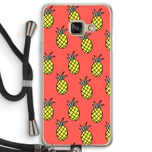 Ananas: Samsung Galaxy A3 (2016) Transparant Hoesje met koord