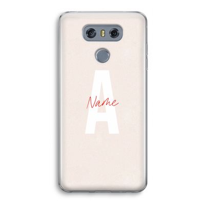 Strawberry Milkshake: LG G6 Transparant Hoesje
