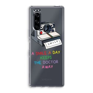 Smile: Sony Xperia 5 Transparant Hoesje