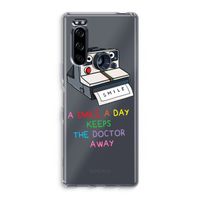 Smile: Sony Xperia 5 Transparant Hoesje
