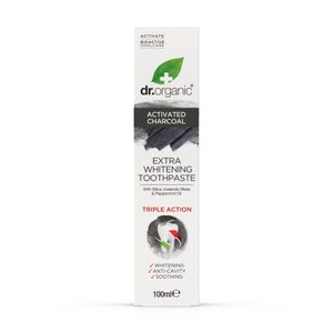 Dr Organic Activated Charcoal Extra Whitening Toothpaste