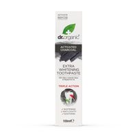 Dr Organic Activated Charcoal Extra Whitening Toothpaste
