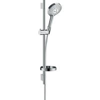 Hansgrohe Raindance Select S Unica`s Puro glijstangset met Raind. Select S 120 3jet PowderRain handdouche 65cm met Isiflex`B doucheslang 160cm en zeepschaal chroom 27654000 - thumbnail