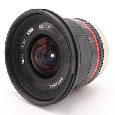 Samyang 12mm F/2.0 NCS CS Fuji X Zwart occasion