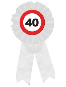 Rozet Verkeersbord 40 Jaar