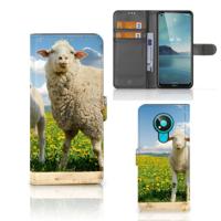 Nokia 3.4 | Telefoonhoesje | Met pasjeshouder | Schaap en Lammetje