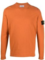 Stone Island pull en coton à col rond - Orange