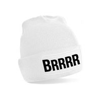 Brrrr muts - unisex - one size - wit - apres-ski muts - thumbnail