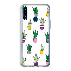 Sanseveria: Samsung Galaxy A20s Transparant Hoesje