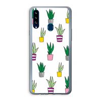 Sanseveria: Samsung Galaxy A20s Transparant Hoesje