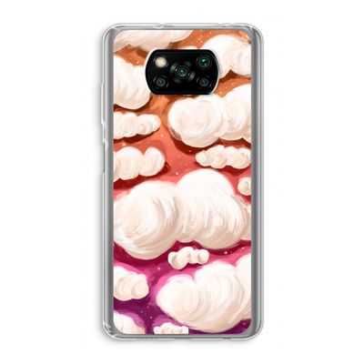 Katoen Wolken: Xiaomi Poco X3 Pro Transparant Hoesje