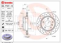 Remschijf BREMBO, Remschijftype: Geperforeerd / Geventileerd, u.a. für BMW - thumbnail