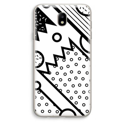 Pop Art #4: Samsung Galaxy J7 (2017) Transparant Hoesje