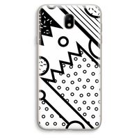 Pop Art #4: Samsung Galaxy J7 (2017) Transparant Hoesje