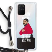 Sleigh Bells Ring: Samsung Galaxy S10 Lite Transparant Hoesje met koord