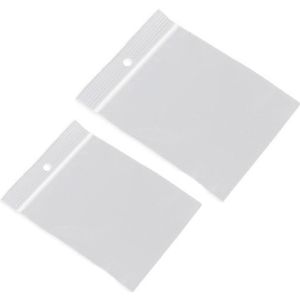 200x Plastic zakjes met gripsluiting 70 x 100 mm en 100 x 150 mm   -