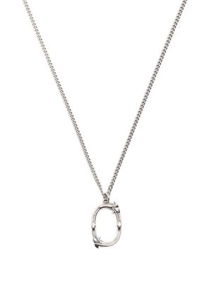 Emanuele Bicocchi collier à pendentif Alphabet - Argent