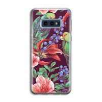 Papegaaien: Samsung Galaxy S10e Transparant Hoesje