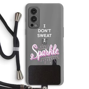 Sparkle quote: OnePlus Nord 2 5G Transparant Hoesje met koord