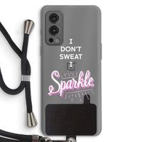Sparkle quote: OnePlus Nord 2 5G Transparant Hoesje met koord
