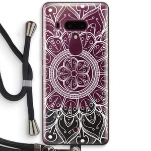 Roses Are Red: HTC U12+ Transparant Hoesje met koord