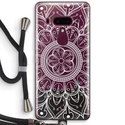 Roses Are Red: HTC U12+ Transparant Hoesje met koord