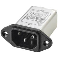 TRU COMPONENTS TC-10101412 Netfilter Met IEC-connector 250 V/AC 6 A 0.8 mH (l x b x h) 58 x 22.8 x 50 mm 1 stuk(s) - thumbnail