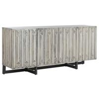 Dressoir Home ESPRIT Wit Metaal Mangohout 180 X 38,7 X 80 cm