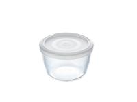 Pyrex schaal met deksel 1,1l ø17x9cm