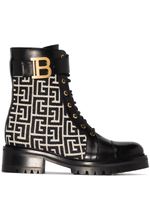 Balmain bottines Ranger Romy à motif monogrammé - Noir Balmain bottines Ranger Romy à motif monogrammé - Noir