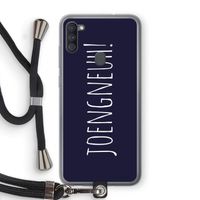Joengneuh!: Samsung Galaxy A11 Transparant Hoesje met koord