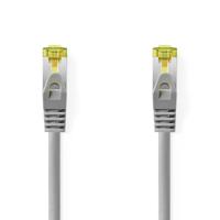 Nedis Cat 8.1 Netwerkkabel | S/FTP | RJ45 Male | RJ45 Male | 1.00 m | Rond | LSZH | Grijs | Label - CCGL85520GY10