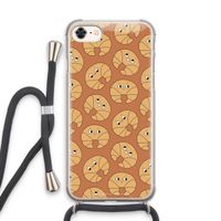 Croissant: iPhone 7 Transparant Hoesje met koord