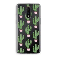 Cactus Lover: OnePlus 7 Transparant Hoesje