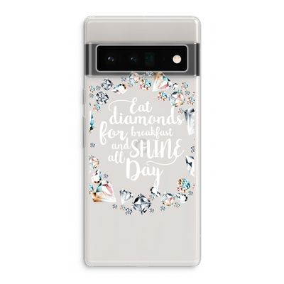 Diamonds: Google Pixel 6 Pro Transparant Hoesje