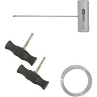 Draadsnijdset met ingezoomde snijdraad, 4-delig KS Tools 140.2245