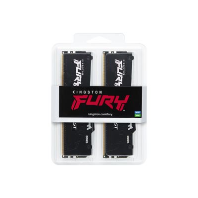 Kingston Technology FURY Beast RGB geheugenmodule 64 GB 2 x 32 GB DDR5 5200 MHz Kingston Technology FURY Beast RGB geheugenmodule 64 GB 2 x 32 GB DDR5 5200 MHz
