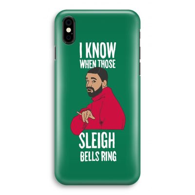 Sleigh Bells Ring: iPhone Xs Volledig Geprint Hoesje