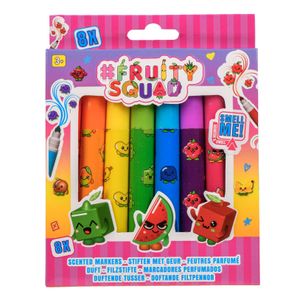 Canenco Fruity Squad Stiften Brede Punt met Geur, 8st.