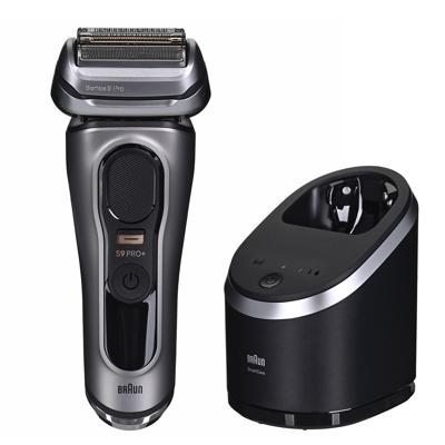 Braun Series 9 Pro+ 9565cc Wet & Dry Scheerapparaat met scheerblad Trimmer Metallic