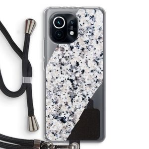 Gespikkelde marmer: Xiaomi Mi 11 Transparant Hoesje met koord