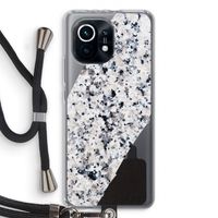 Gespikkelde marmer: Xiaomi Mi 11 Transparant Hoesje met koord