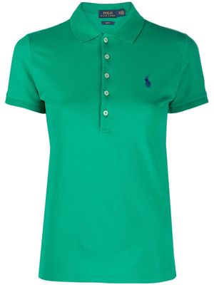 Polo Ralph Lauren polo ajusté à logo brodé - Vert