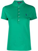 Polo Ralph Lauren polo ajusté à logo brodé - Vert - thumbnail