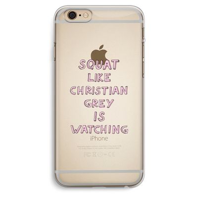 Christian Grey: iPhone 6 Plus / 6S Plus Transparant Hoesje