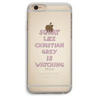Christian Grey: iPhone 6 Plus / 6S Plus Transparant Hoesje