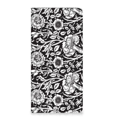 Samsung Galaxy A13 (4G) Smart Cover Black Flowers