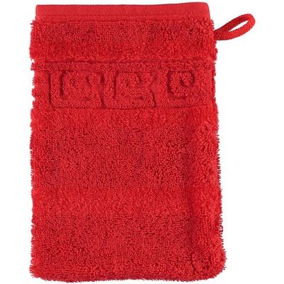 Cawö Cawö Noblesse Uni Washandje Rood